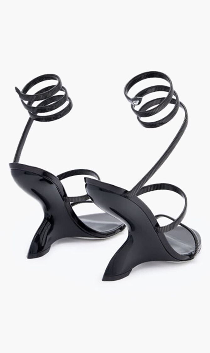 SYMPHONY - BLACK CALFBLACK METAL SNAKE