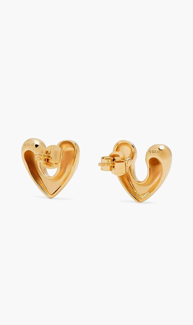 Open Heart Earrings