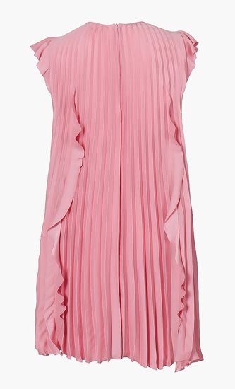 Pleated Mini Dress