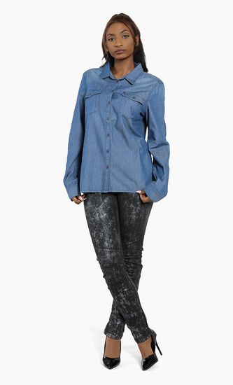 Cotton Denim Shirt
