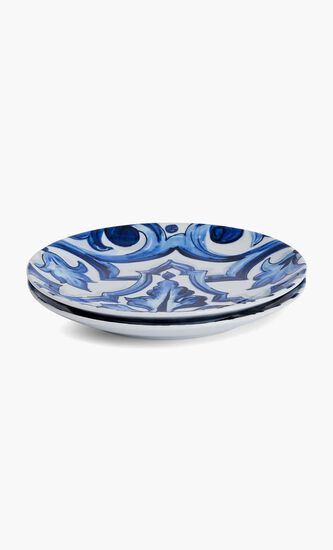 Blu Mediterraneo Stella Dessert Plate  Round 19cm Set Of 2