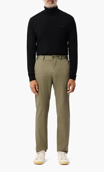 Slim Fit Stretch Cotton Chino Pants