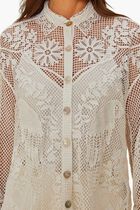 LANDSCAPE GUIPURE OFF WHITE SHIRT