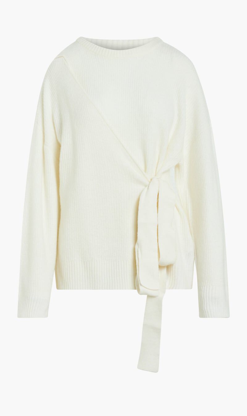 Buy GUESS Long Sleeve Faux Wrap Sweater for AED 245.00 The Deal Outlet