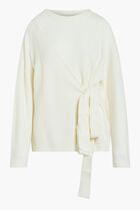 Long Sleeve Faux Wrap Sweater