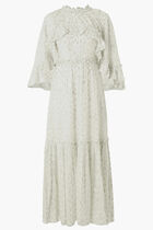 Harper Lurex Cape Gown