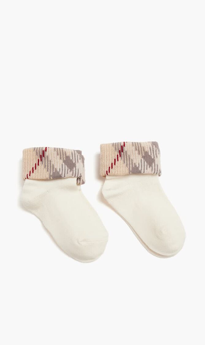 Two Piece Cotton Blend Socks Set Two Piece Cotton Blend Socks Set