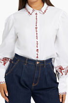 Embroidered Ravin Top