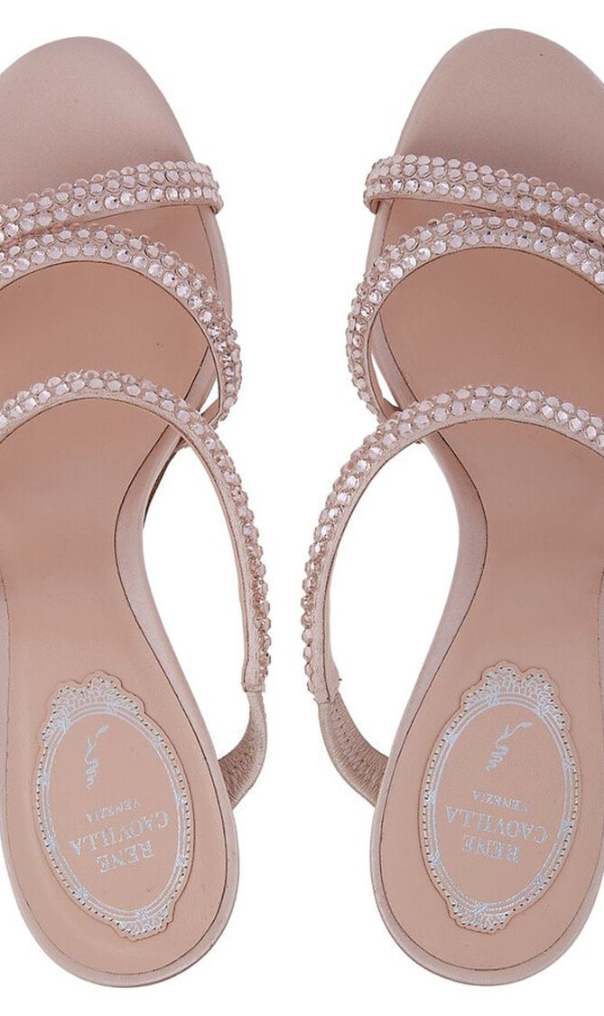 LIGHT GOLD SATINCHONEY STRASS