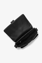 Colby Grommeted Leather Messenger Bag