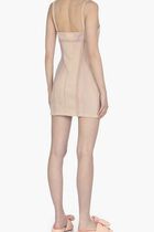 LAUNDRY FLEECE MINI DRESS NUDE NUDE