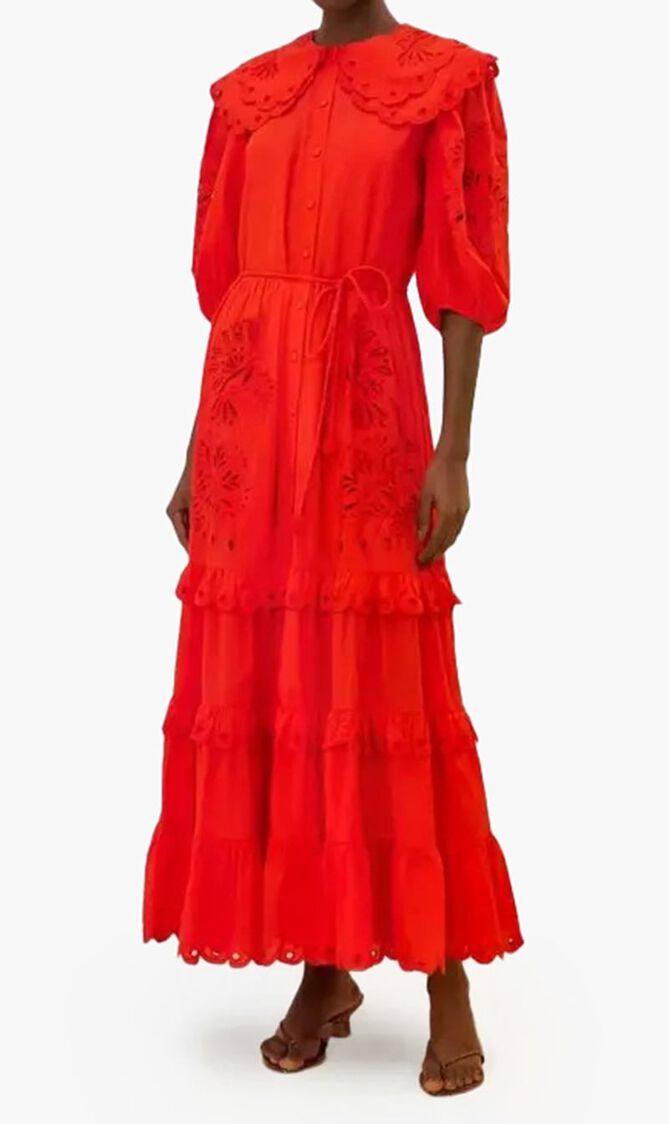 Humming Bird Richelieu Maxi Dress