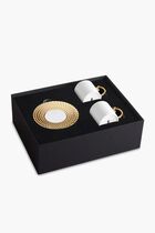 Aegean Espresso Cup and Saucer, Set of 2