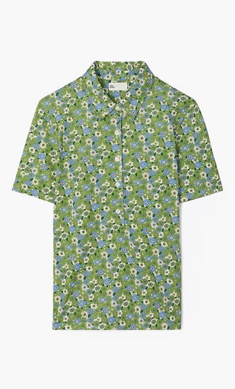 TORY SPORT MERCERIZED COTTON PRINTED POLO