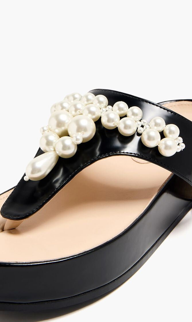 Beaded Thong Sandals