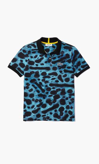 Lacoste X National Geographic Animal Print Polo Shirt