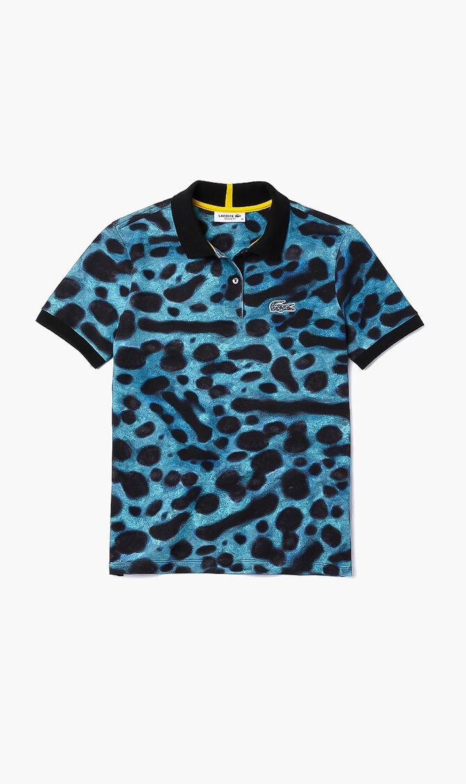Lacoste X National Geographic Animal Print Polo Shirt