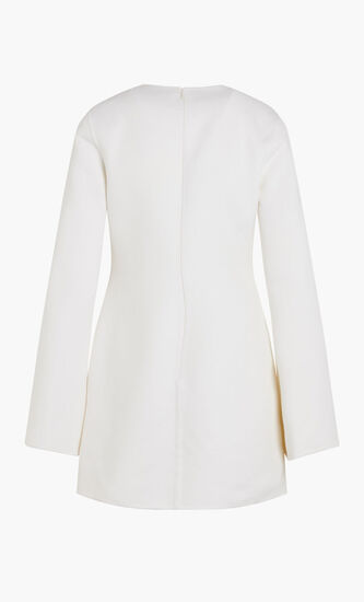 DF PLUSH CASHGORA V DRESS