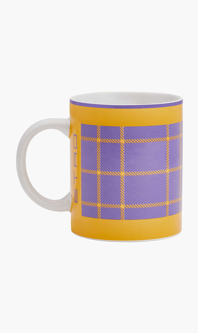 Tartan Mug Yellow