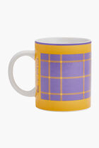 Tartan Mug Yellow