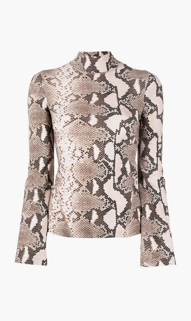 PHYTON PRINTED FLUID JERSEY FL