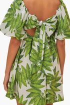 Off-White Palms Fan Mini Dress Off-White Palms Fan Mini Dress