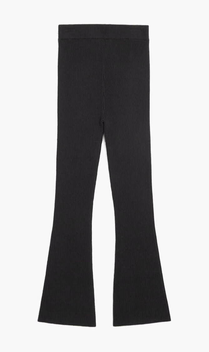 FLARED SWEATER PANTS