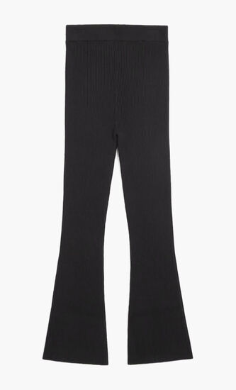 FLARED SWEATER PANTS