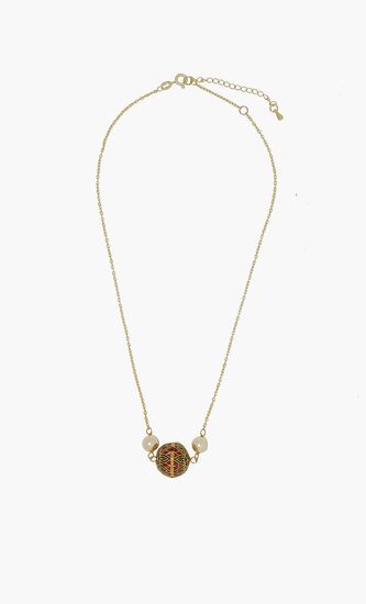 Zoya Enamel Necklace