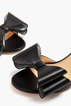 LE CADEAU NAPPA LEATHER KITTEN HEEL MULES (65MM)