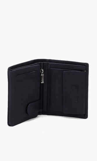 Engraved Logo Bi-Fold Wallet