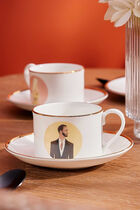 فنجان الشاي توم مع صحنه فنجان الشاي توم مع صحنه