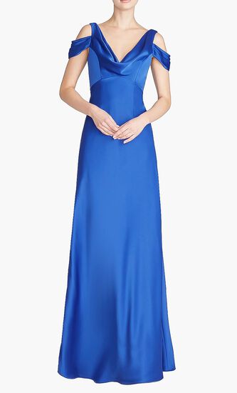 Lina Cowl Neck Gown