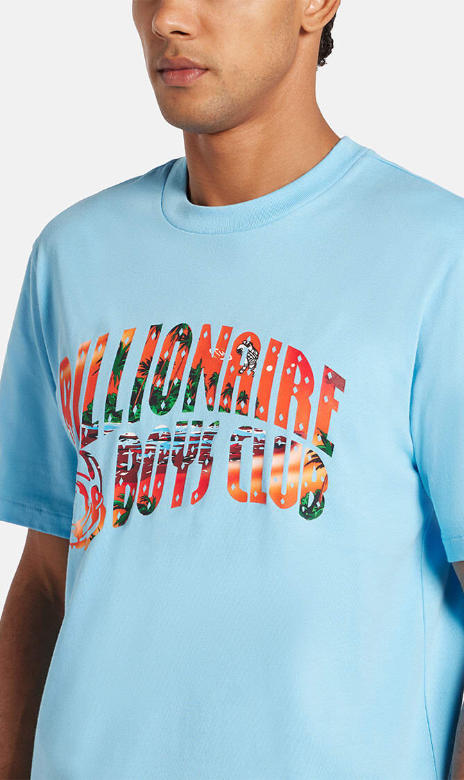 TROPICAL ISLAND FILL ARCH LOGO T SHIRT