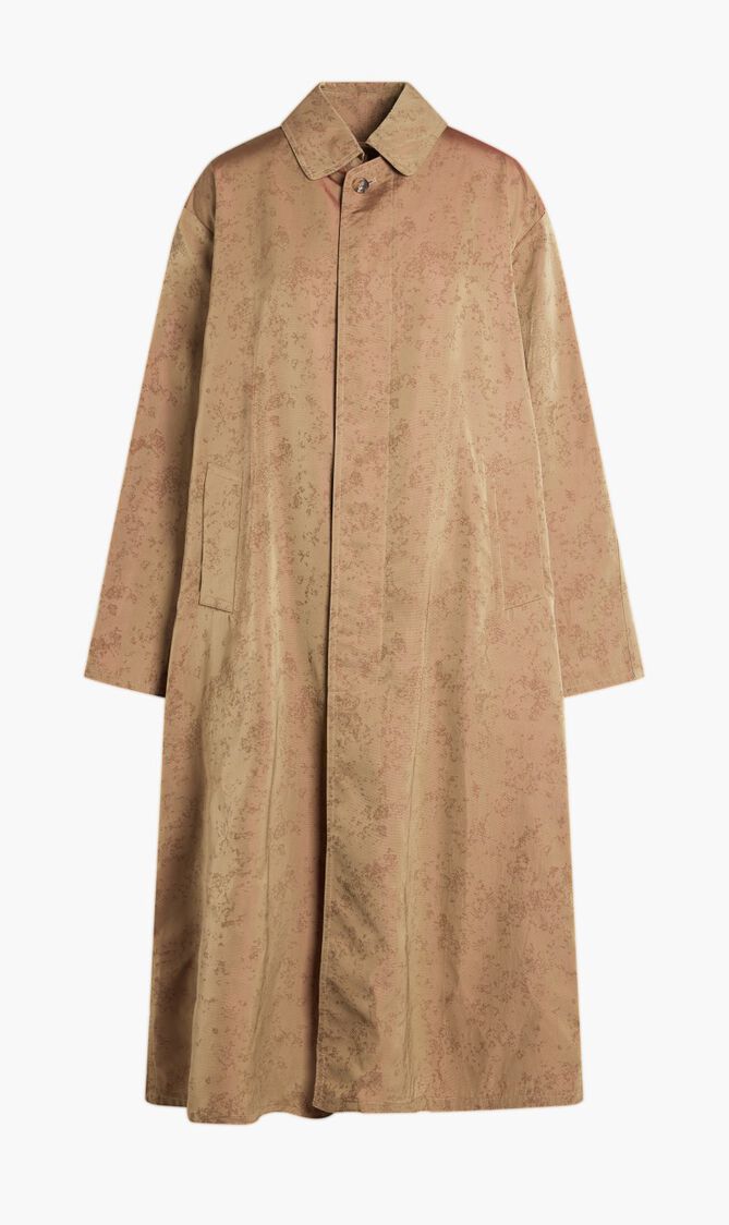 AVP LONG CAMEL TRENCH COAT