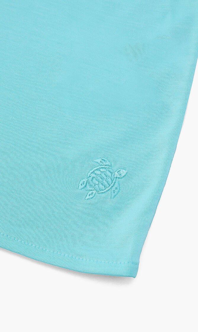 قميص جيرسيه بأكمام طويلة ولون سادة