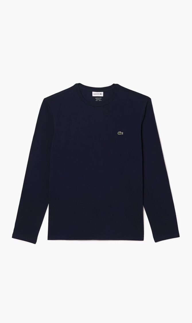 Men'S Crew Neck Pima Cotton Jersey T-Shirt