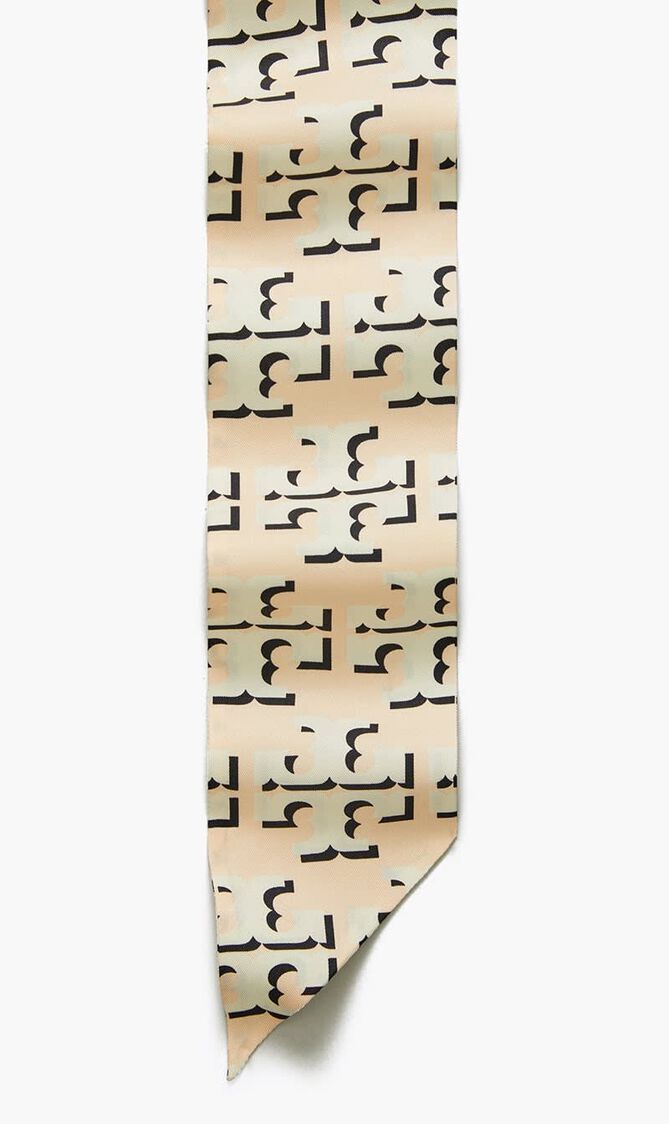 OFFSET LOGO RIBBON TIE