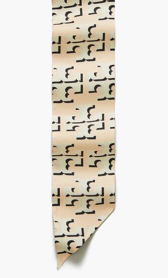 OFFSET LOGO RIBBON TIE