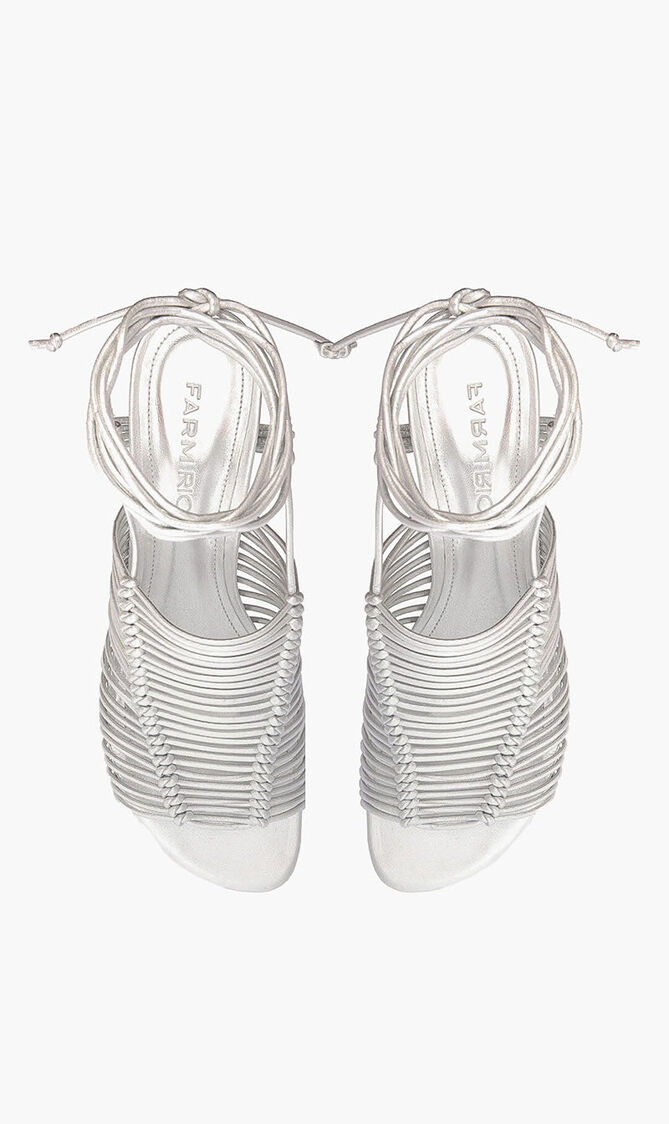 MACRAME HEEL SANDAL