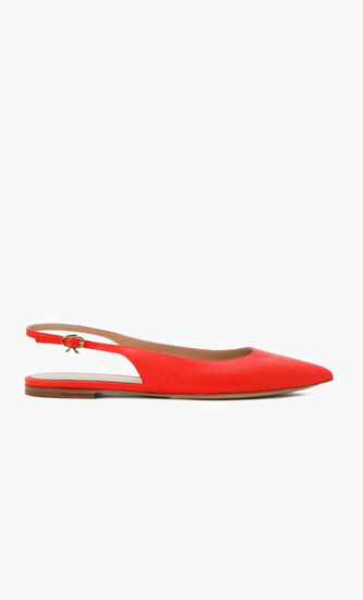 Leather Slingback Pumps