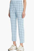 Chequered Belted Pants