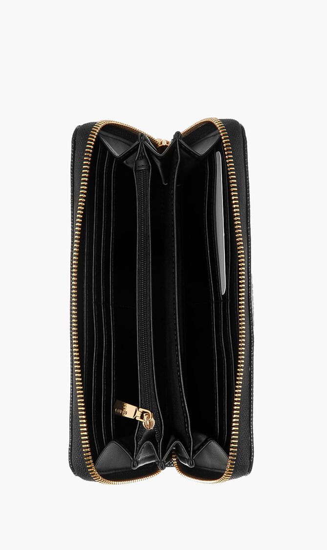 Abey Quilted Long Wallet