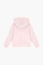 Logo Hooded Zip Up Top
