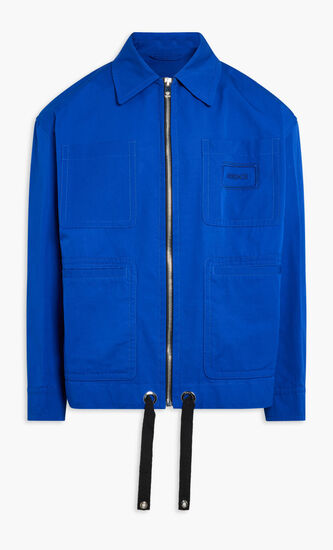 BLOUSON COMPACT COTTON POPELINE FABRIC