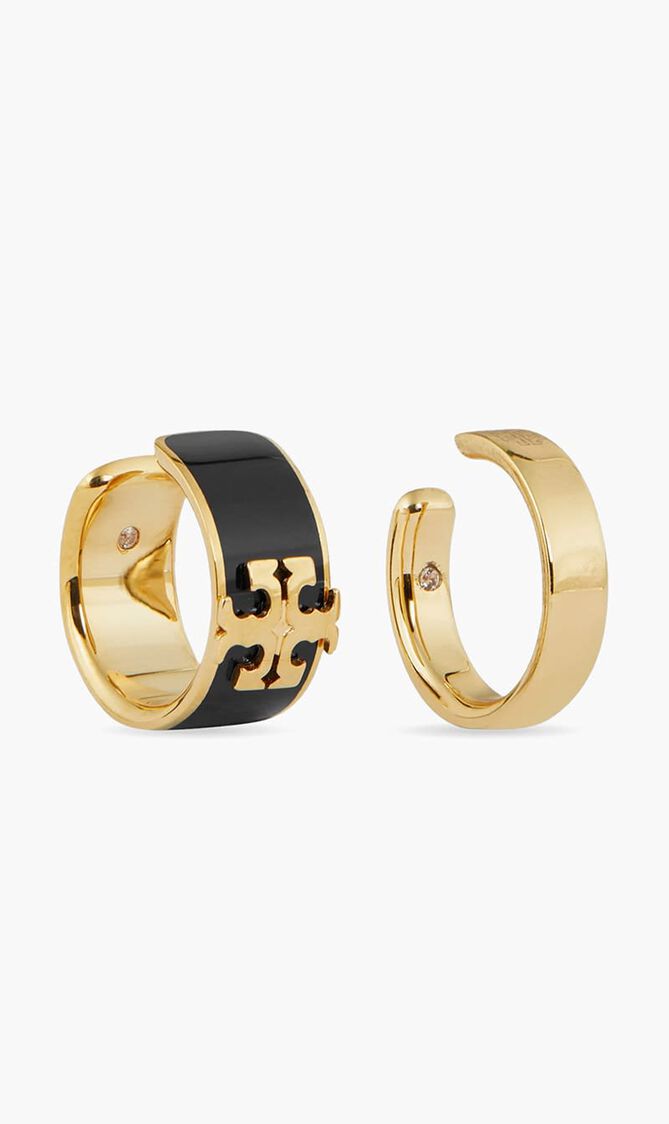 Kira Enamel Ear Cuff Set