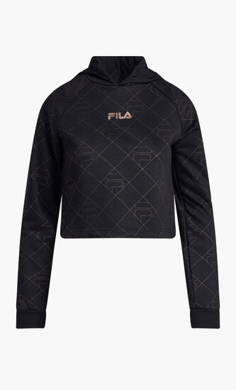 CROP AOP HOODY