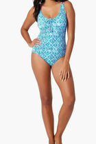 ISLAND CAYS SHELL VNECK 1PC