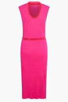 SLVS HIGH NECK KNIT DRESS