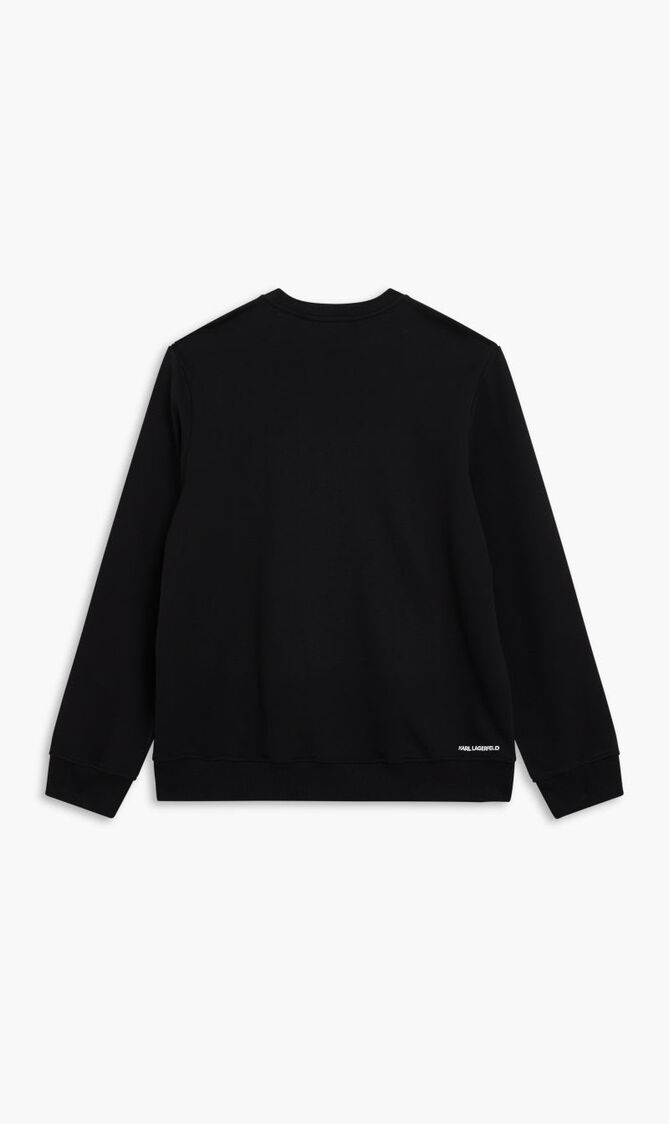 LOGO KNIT TAPE SLEEVE SWEAT